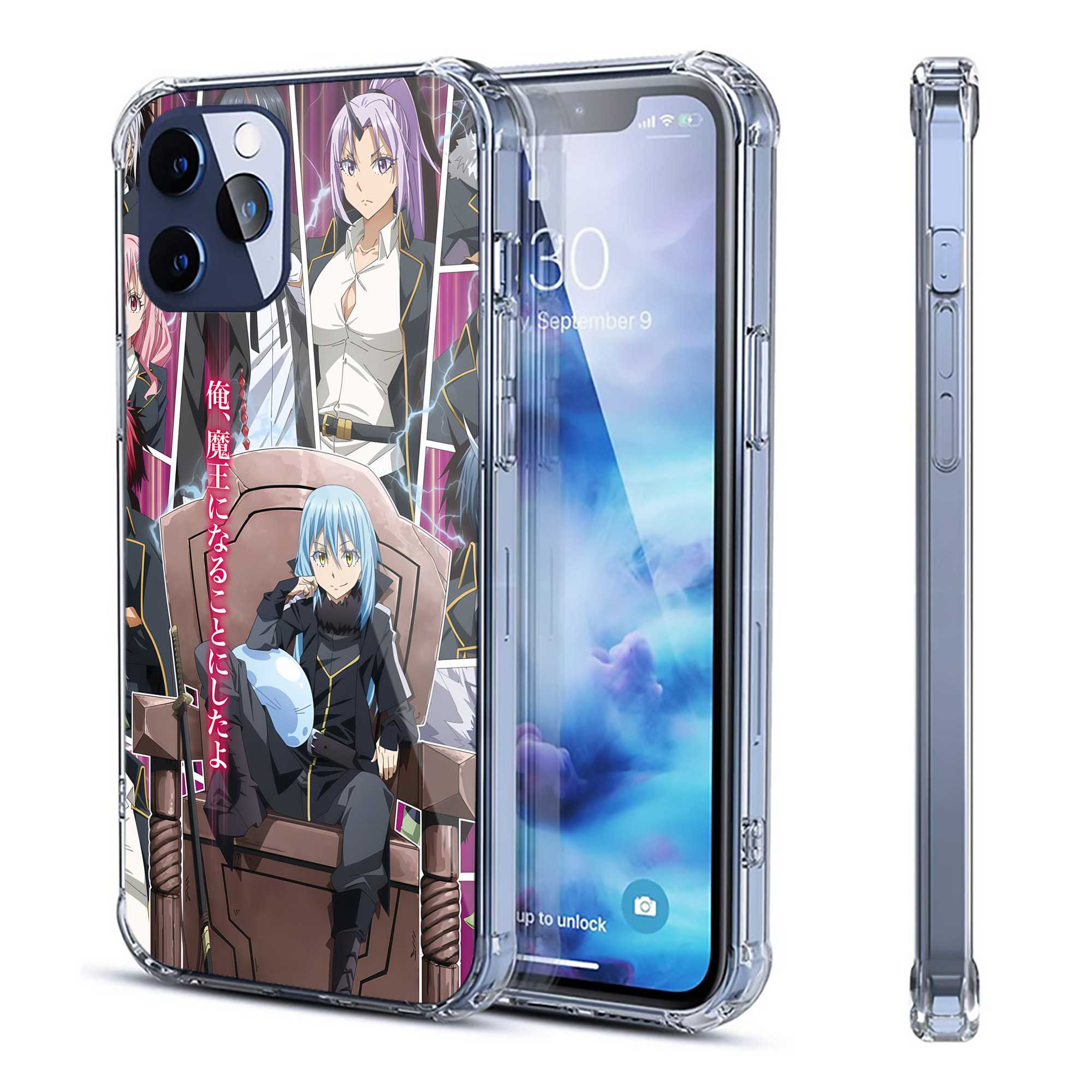 （画像用） 転スラ Regarding Reincarnated to Slime 【iPhone 12シリーズ対応】透明スマホケース（クリアソフトケース）